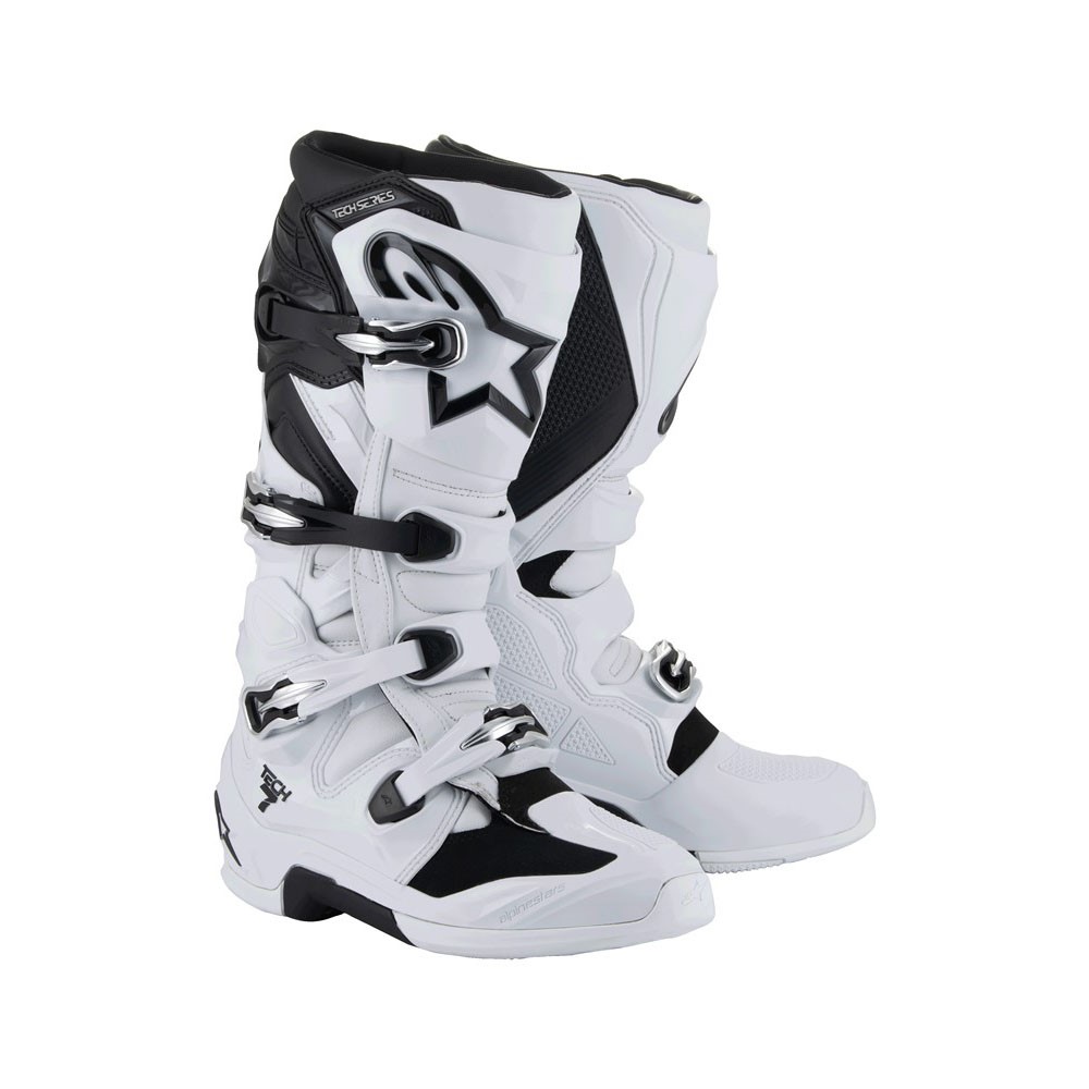 Tech-7 MX Boots White/Black 14