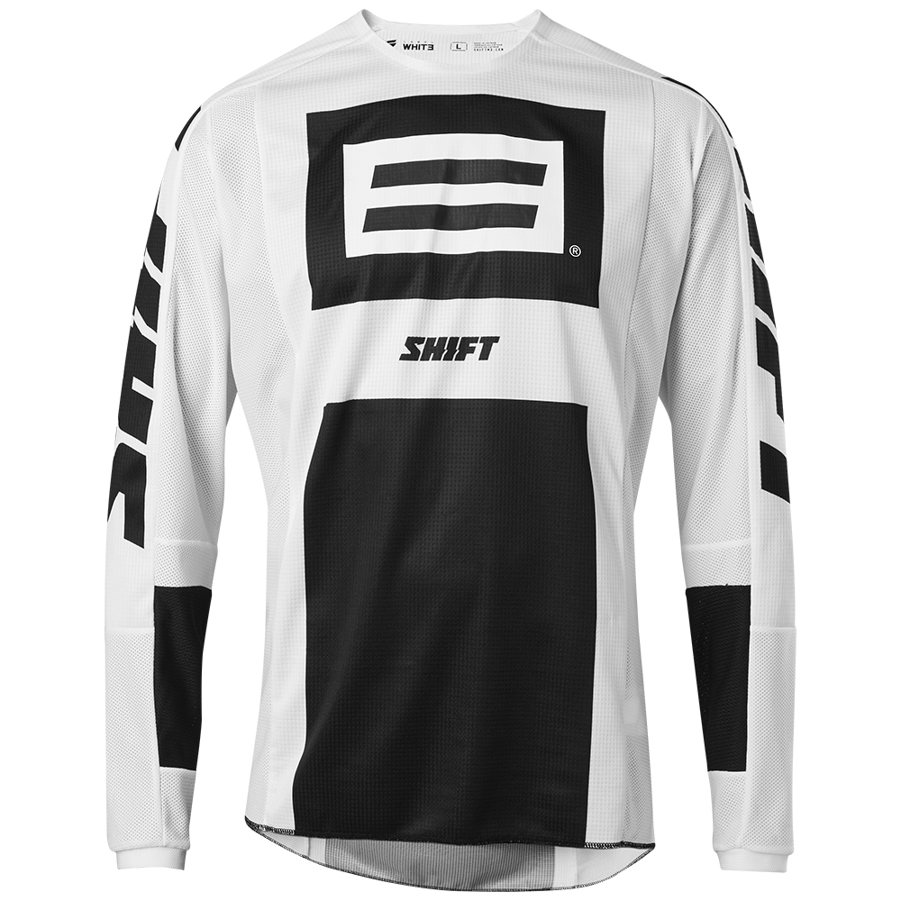 Motocross Jersey Whit3 Label Archival Black/White