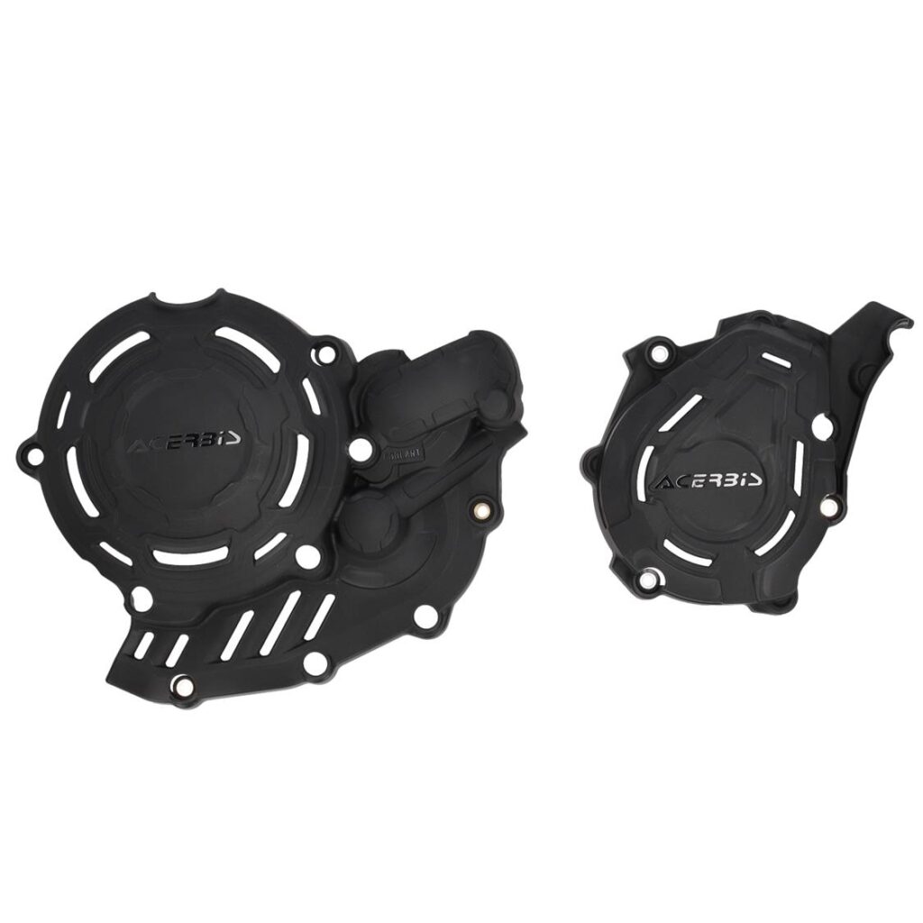 !Acerbis X-power Engine Case Cover Kit Black 450SXF 2023 []