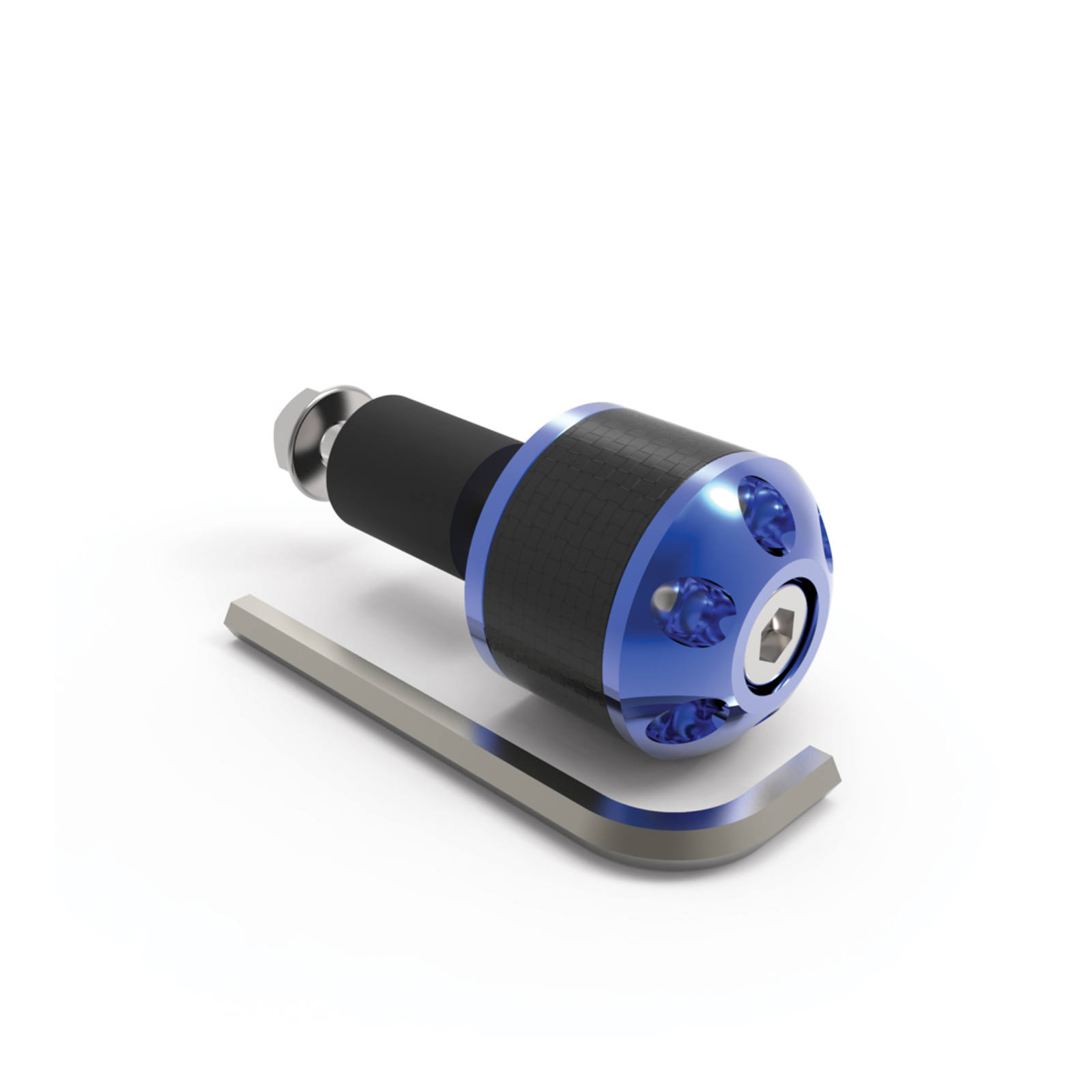 OXFORD CARBENDS - HANDLEBAR ENDS BLU - Image 1