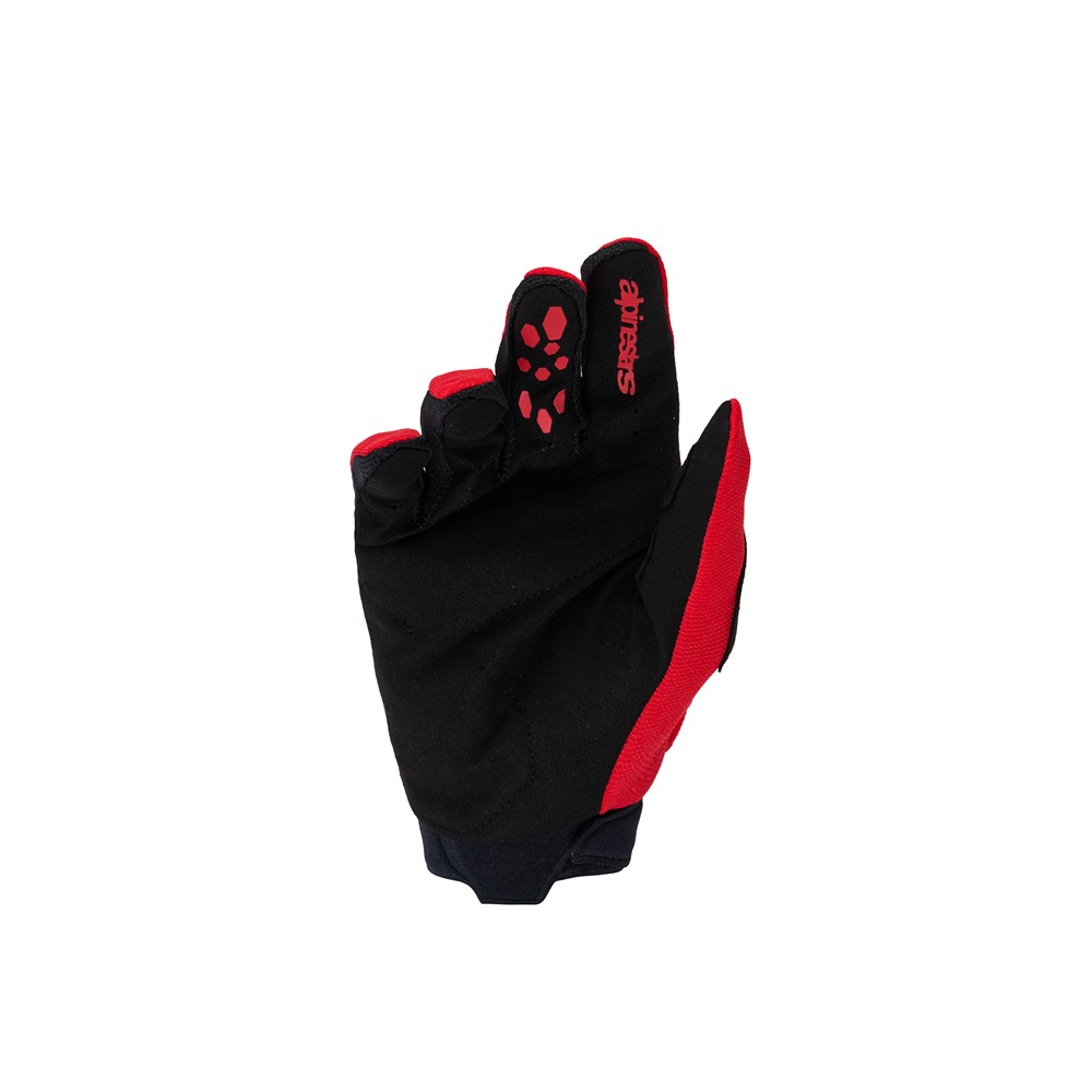 Alpinestars Full Bore Motocross Gloves Youth Bright Red/Black
