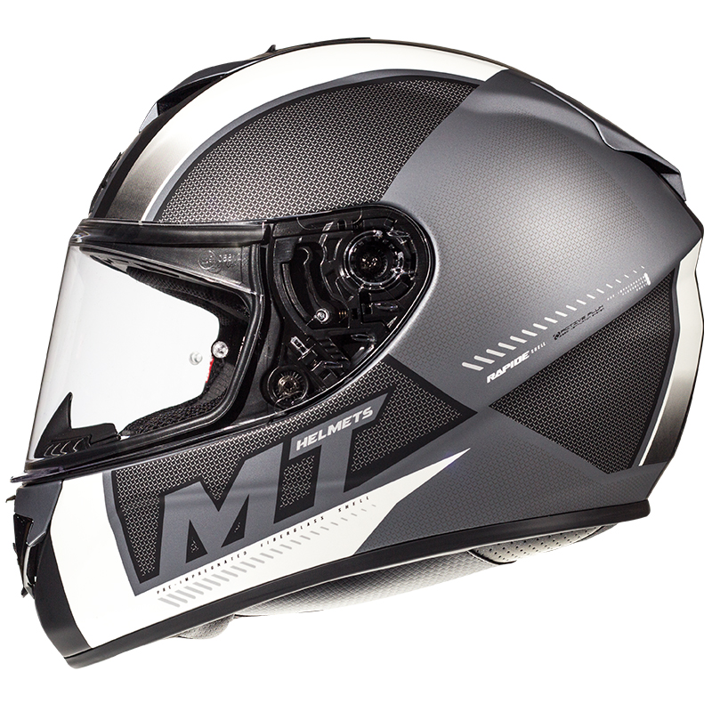 MT Rapide Overtake Road Helmet Grey/Matte White