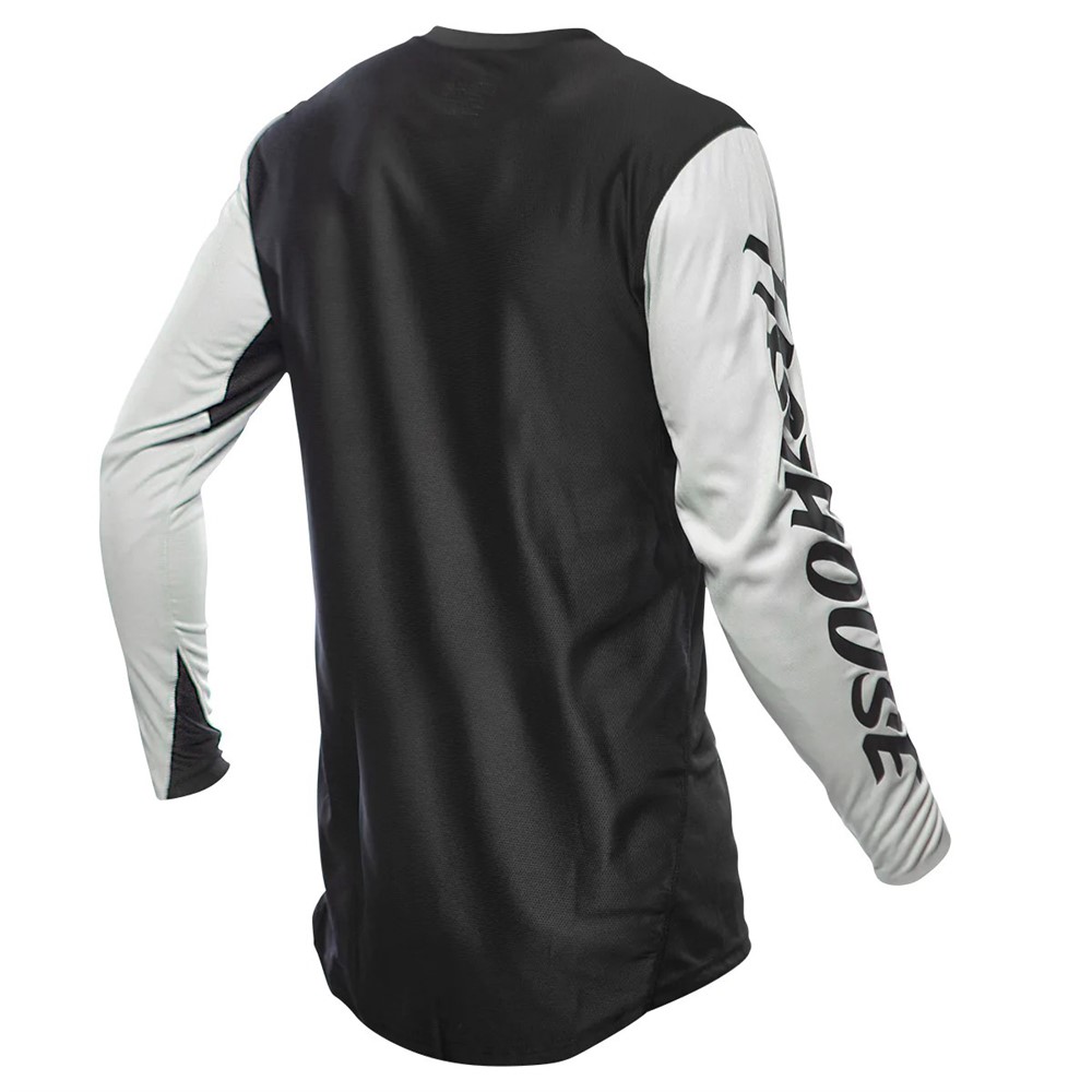 Fasthouse Elrod Astre Motocross Jersey Silver/Black