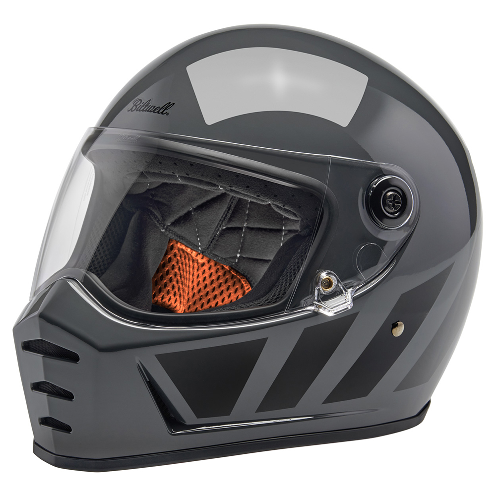Biltwell Lane Splitter ECE R22.06 Road Helmet Gloss Storm Grey Inertia