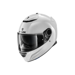 Shark Spartan Blank Road Helmet White - Image 1