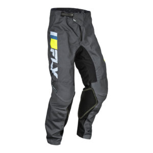 FLY Racing Kinetic Prix Motocross Pants Ice Grey / Charcoal / Hi-Vis - Image 1