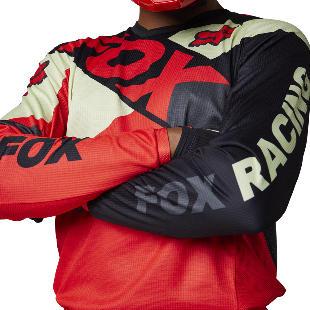 Fox 180 Xpozr Motocross Jeresy Flo Red
