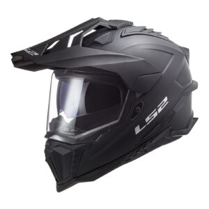 LS2 MX701 Explorer HPFC Adventure Helmet Solid - Matte Black - Image 1