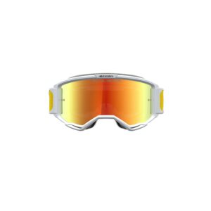 Alpinestars Vision 5 Drag Motocross Goggles Orange/Red Mirror Red Lens - Image 3