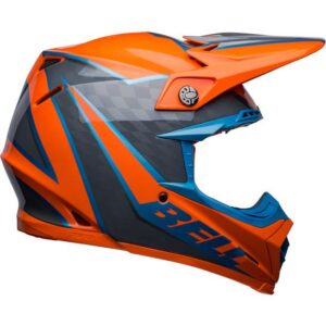 Bell Moto-9s Flex Motocross Helmet Sprite Orange/Grey - Image 2
