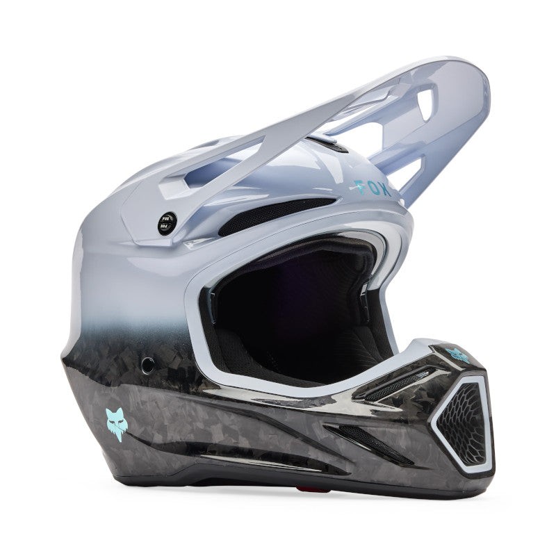 Fox V3 RS Ghost Motocross Helmet White
