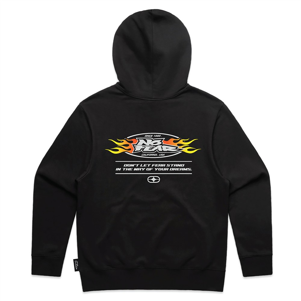 No Fear Flames Hoodie
