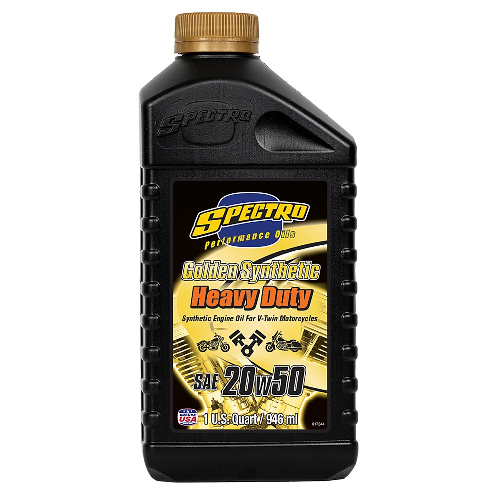 SPECTRO Heavy Duty Golden Full Synthetic Engine Lubricant 20w50 946ML