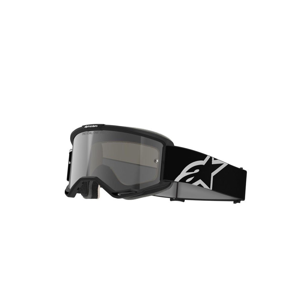 Alpinestars Vision 5 Corp 2 Motocross Goggles Black/White Mirror Silver Lens