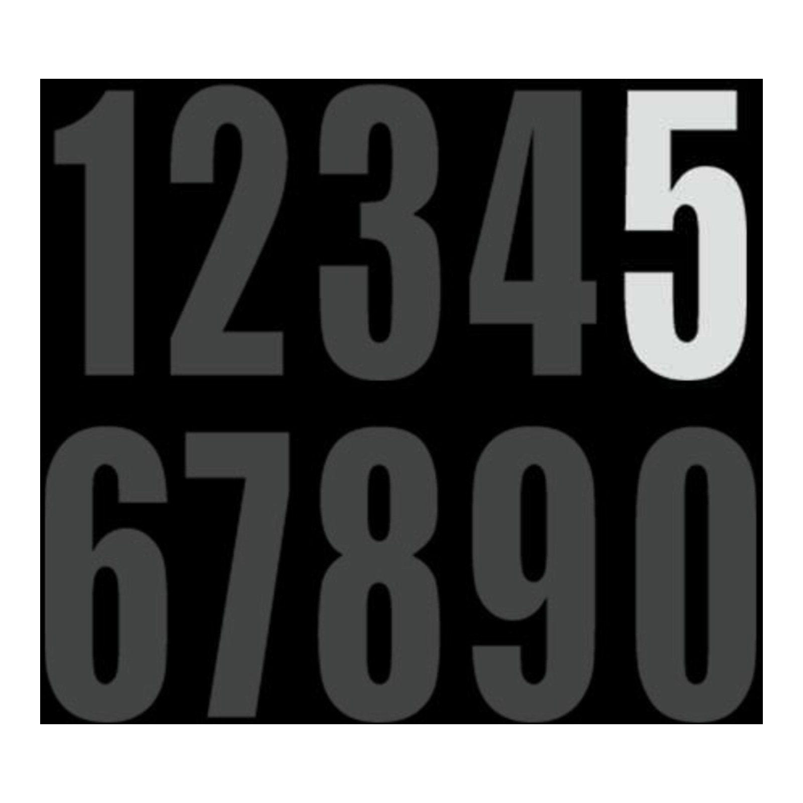 DRC Motion Standard Number MX3 White "5 - Image 1