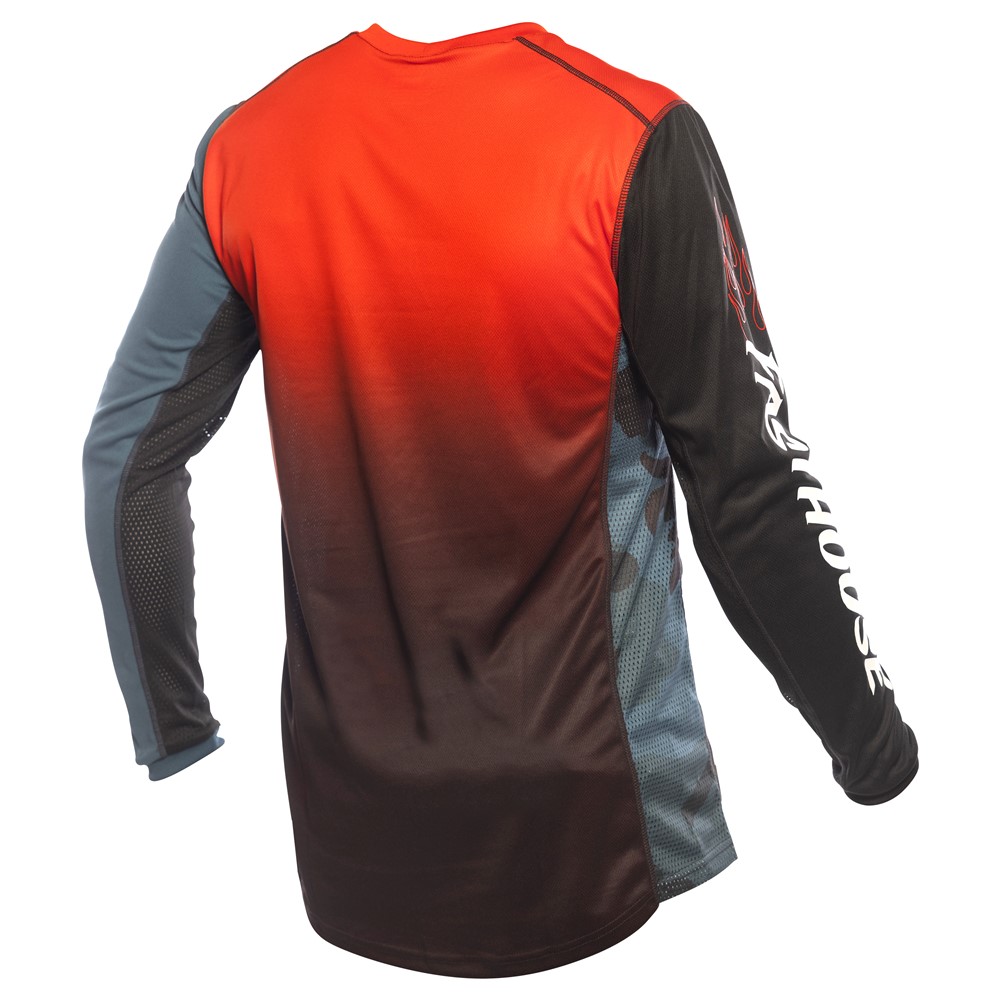 Fasthouse Grindhouse Bereman Motocross Jersey Black/Infrared