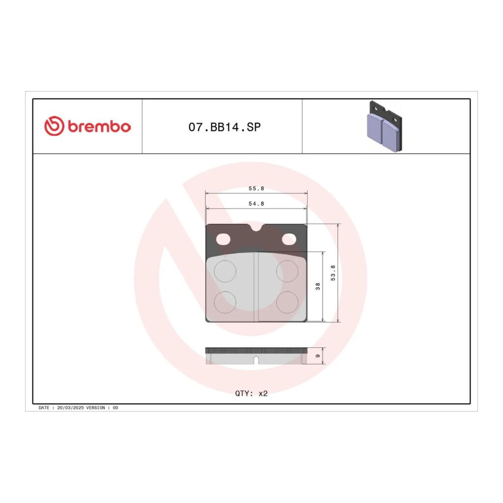 Brembo Brake Pad - Sintered Rear