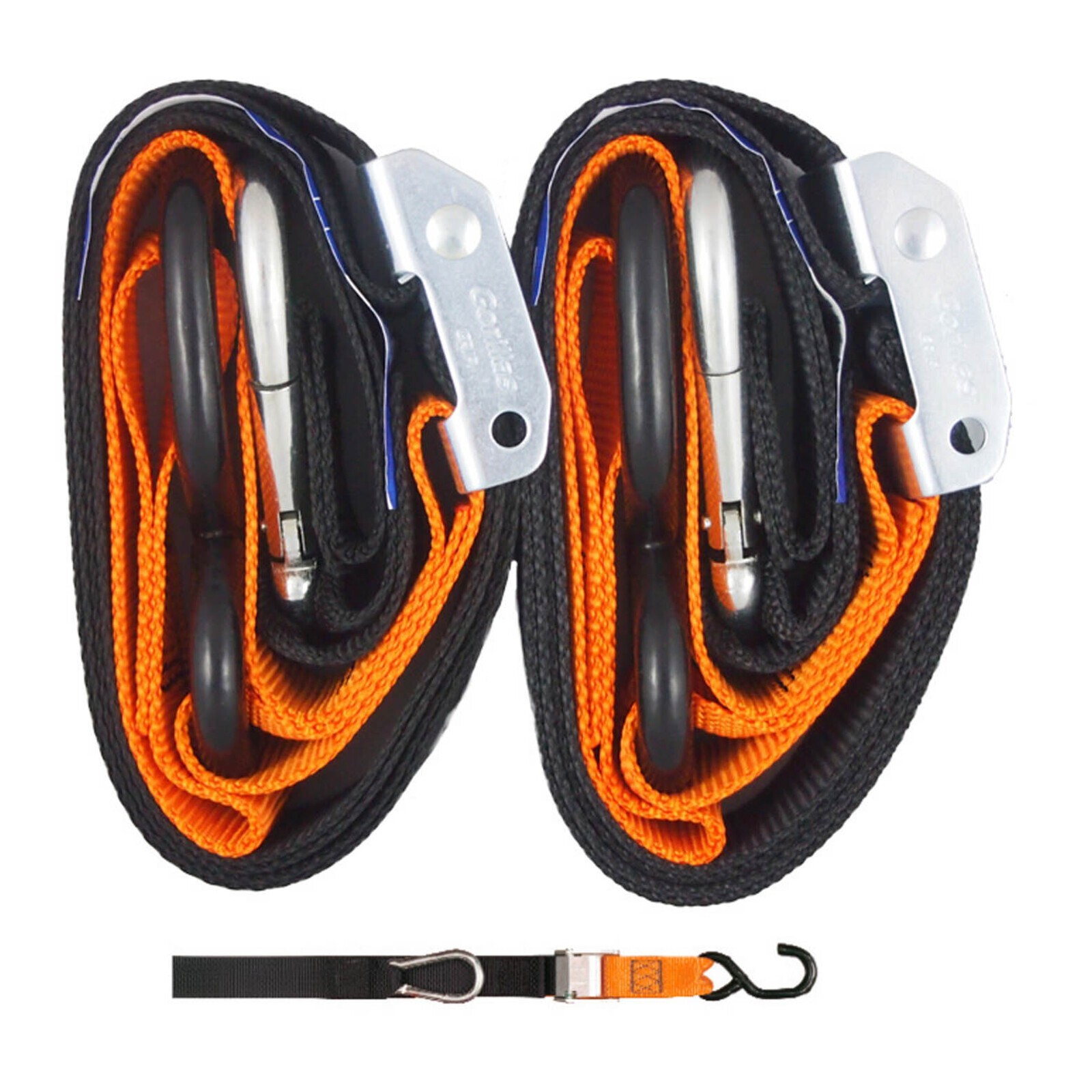 Gorillas Grip Tie Down 38mm S / HK Black / Orange Loop - Image 1