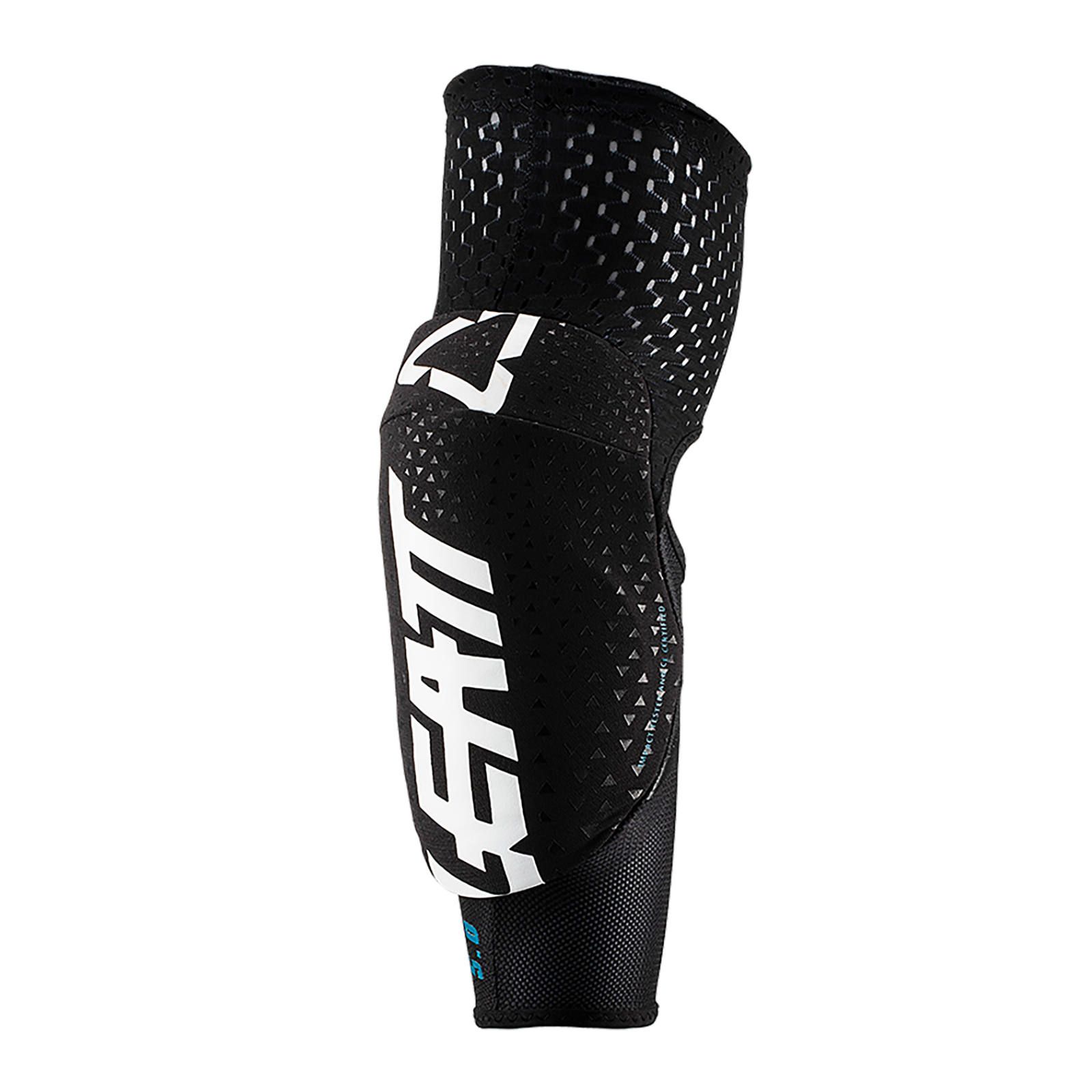 Leatt Mini Elbow Guard 3DF 5.0 - Black / White - Image 3