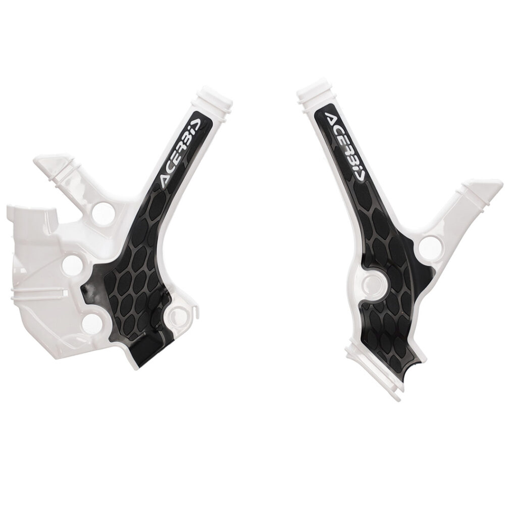 X-Grip Frame Guard YZ85 22-23 White-Black Acerbis []