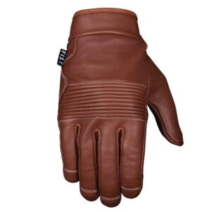 Fist Road Warrior Full Grain Leather Road Gloves Tan - Image 1