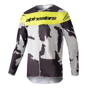 Alpinestars Racer Tactical Jersey Cast Gray Camo/Yellow Fluoro - Image 1
