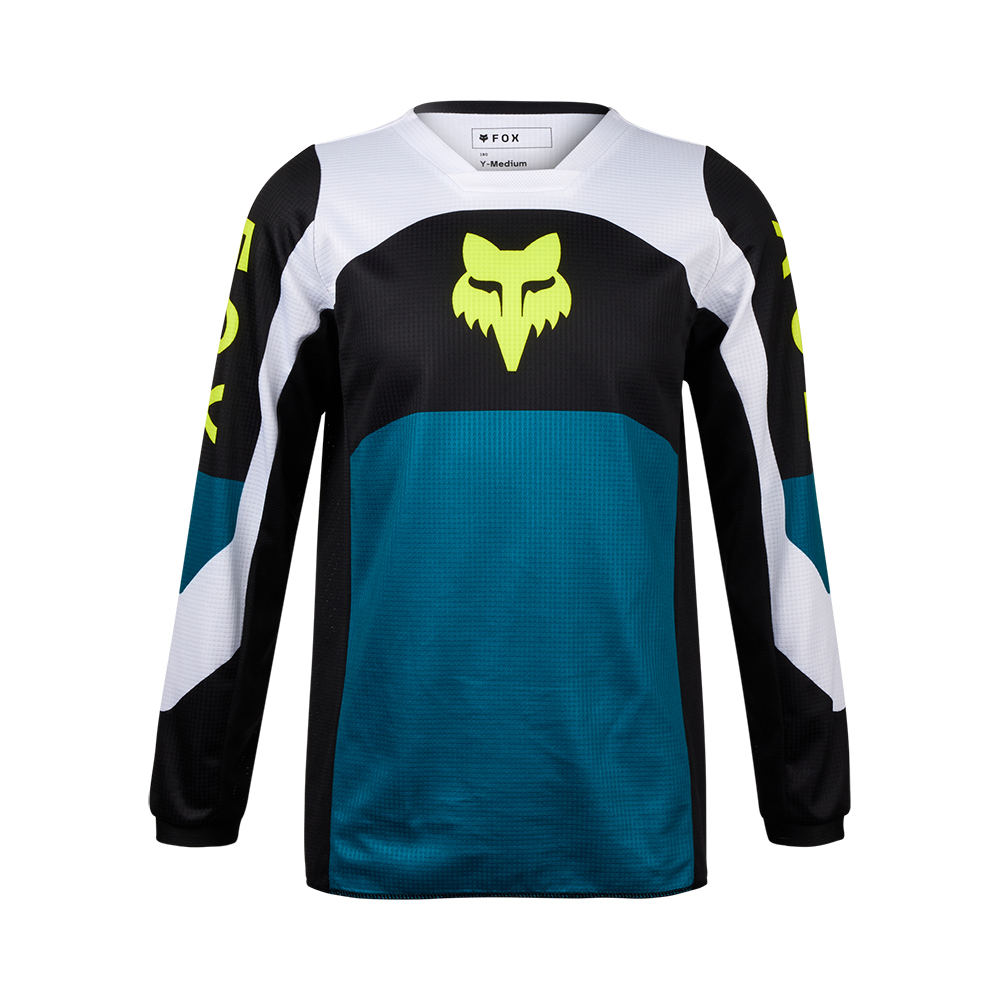 Fox 180 Nitro Motocross Jersey Youth Maui Blue