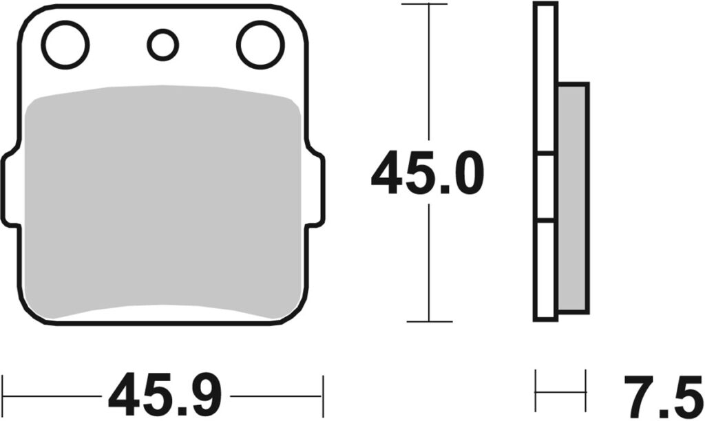SBS 592SI Front/Rear Brake Pads
