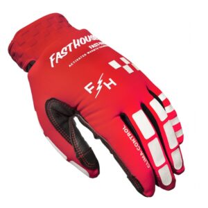 Fasthouse Toaster Motocross Gloves Red/White - Image 1