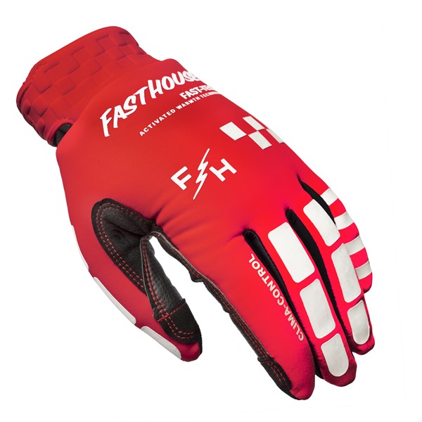 Fasthouse Toaster Motocross Gloves Red/White