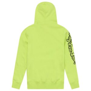 Troy Lee Designs Peace Out Pullover Hoodie Youth Glo Yellow - Image 4