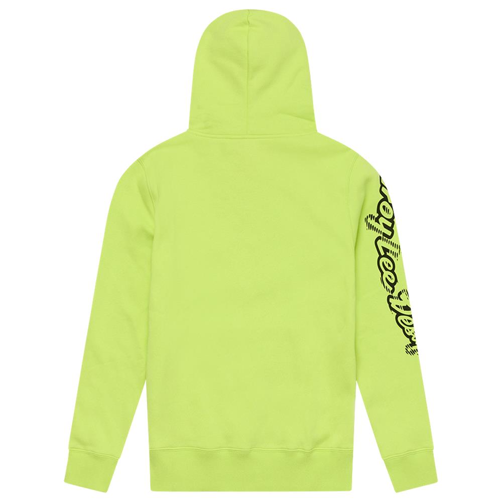 Troy Lee Designs Peace Out Pullover Hoodie Youth Glo Yellow