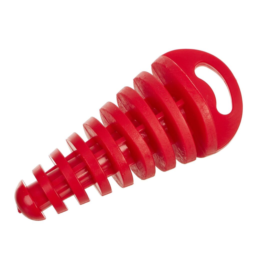 WHITES EXHAUST PLUG - RED - SML
