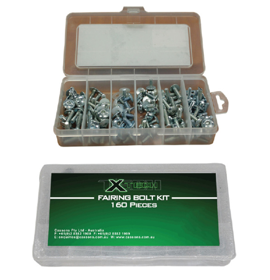 X TECH FAIRING BOLT KIT 160PCS