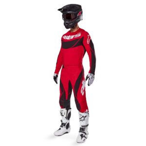 Alpinestars Techstar Dreem Motocross Jersey Bright Red/Black - Image 4
