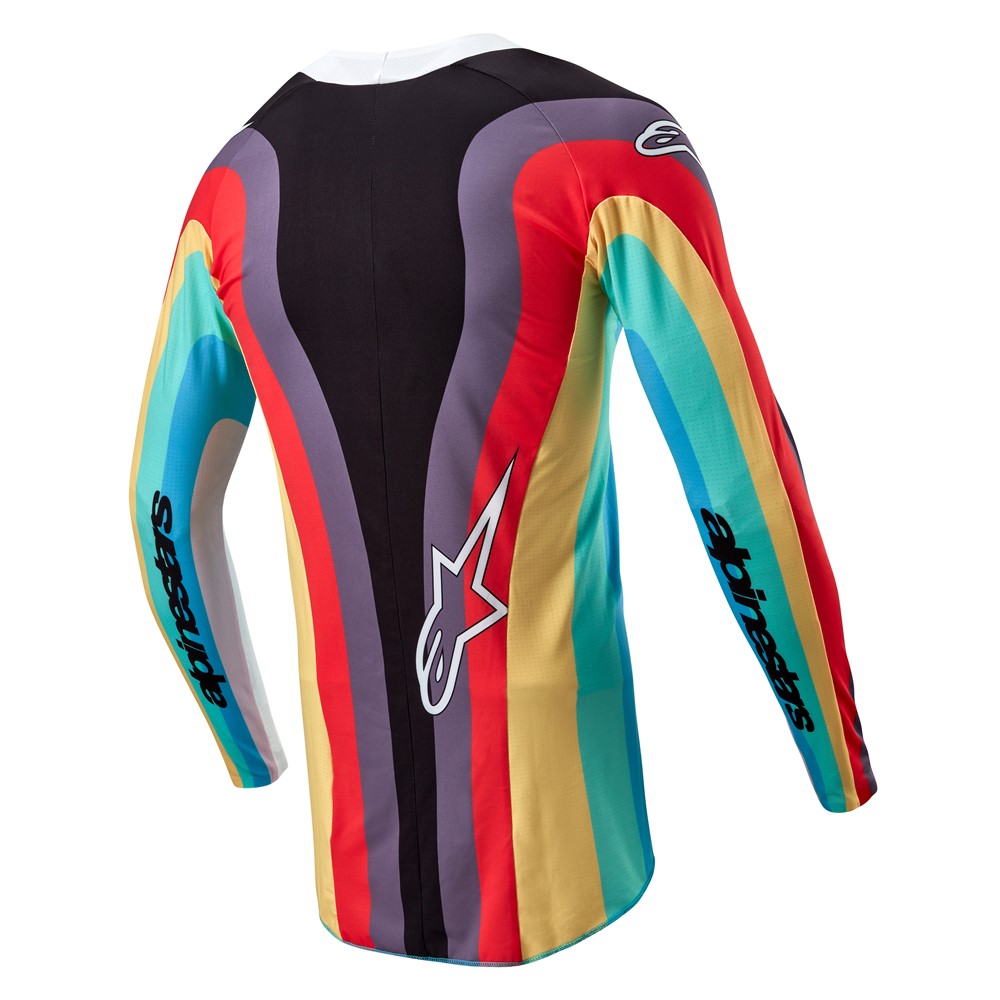 Alpinestars Stella Techstar Motocross Jersey Youth Black/Multicolor