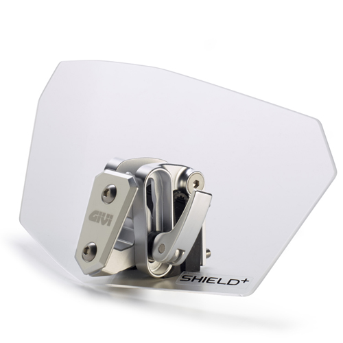 GIVI CLIP-ON ADJUSTABLE WINDSHIELD EXTENSION - CLEAR