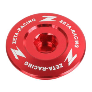 Zeta Engine Plugs Honda CRF450R/RX '17- - Red - Image 1