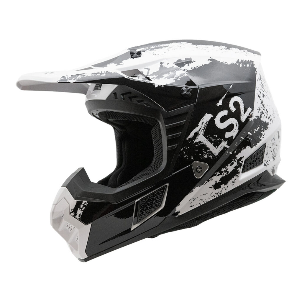 LS2 MX706 Coz Hyde Motocross Helmet Black / White