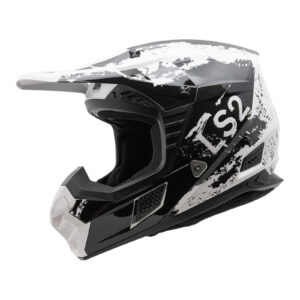 LS2 MX706 Coz Hyde Motocross Helmet Black / White - Image 1