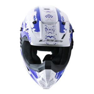 LS2 MX706 Coz Hyde Motocross Helmet Blue / White - Image 4