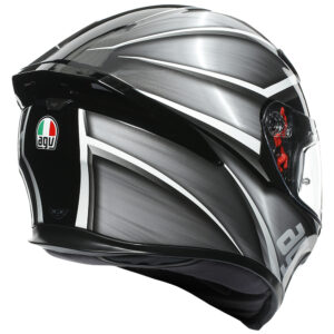 Road Helmet AGV K-5 S Tempest Black/Silver - Image 5