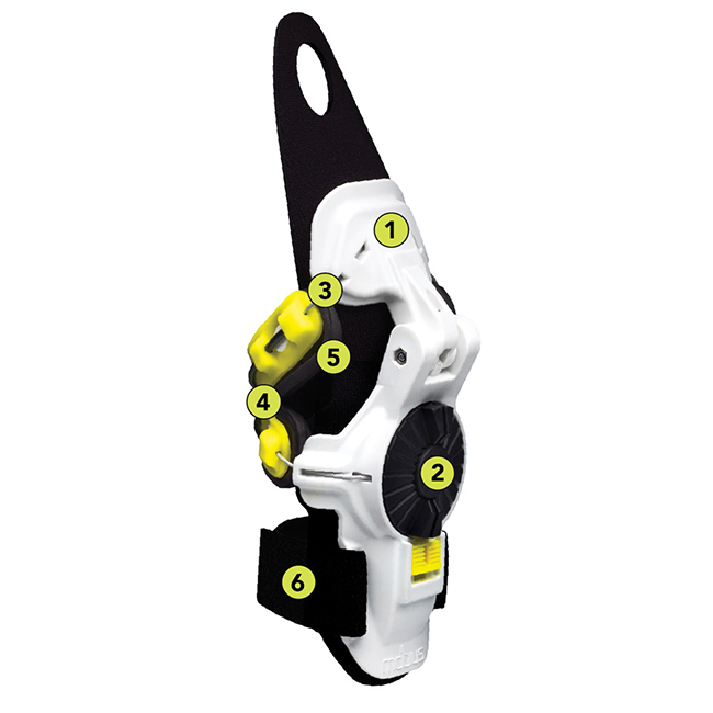 *M/L X8 Wrist Brace White/Blk Mobius                       [A]