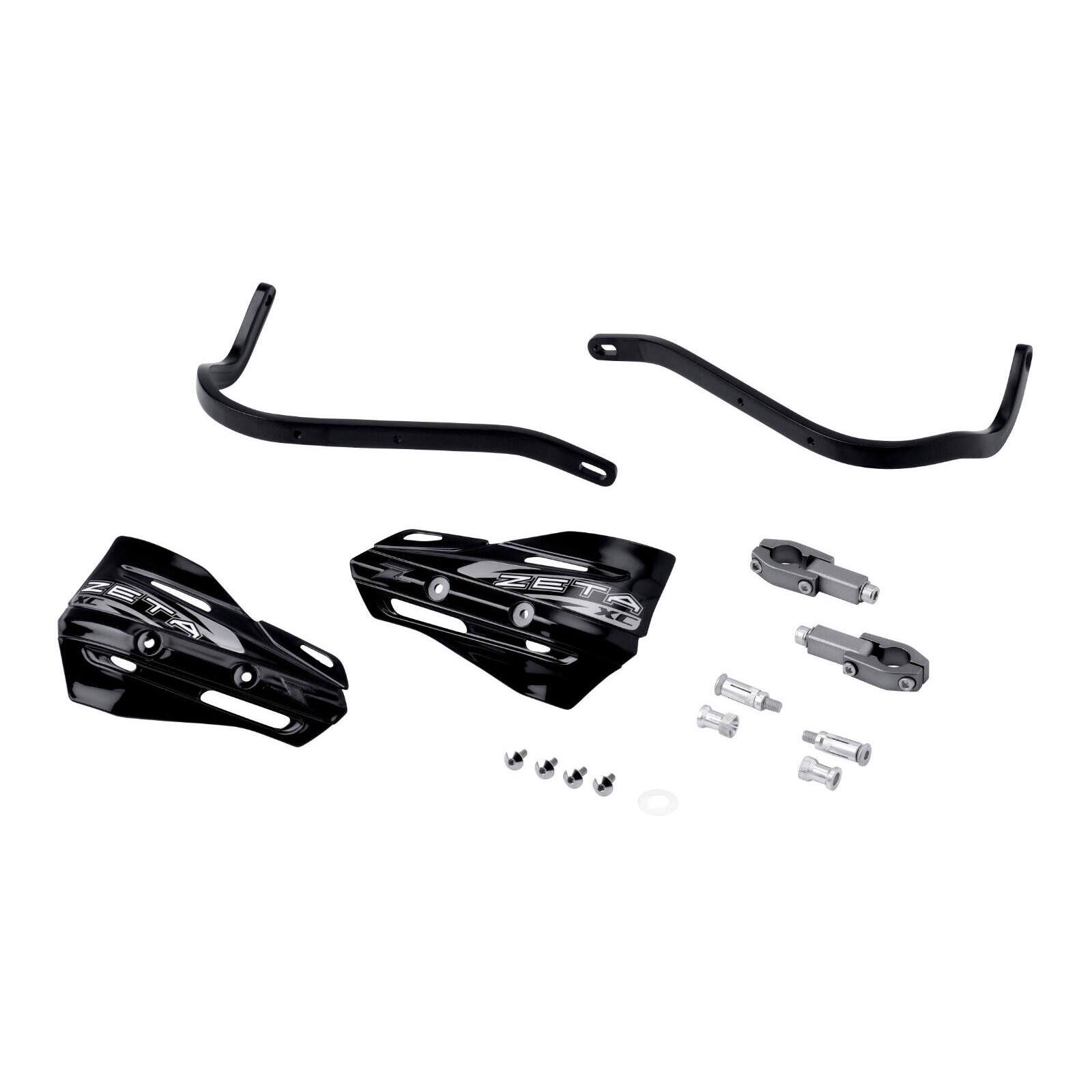 Zeta Armor Handguard XC Kit for 22.2mm Bar - Black / Black - Image 2