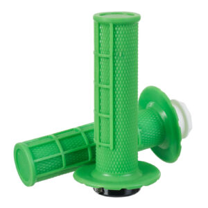 Whites Lock On Grips - Half Waffle - Green (with 6 Cams) - Image 1