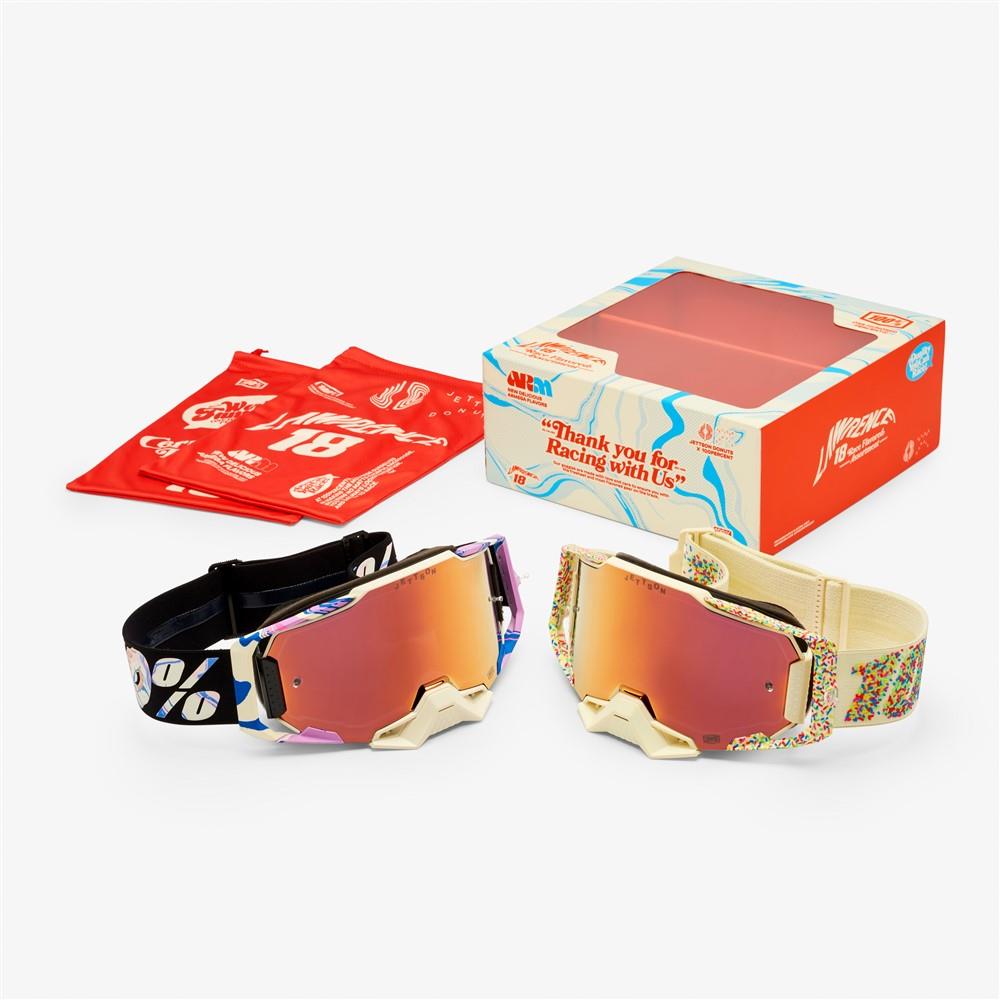100% Armega Limited Edition Donut Goggle - 2 Pack
