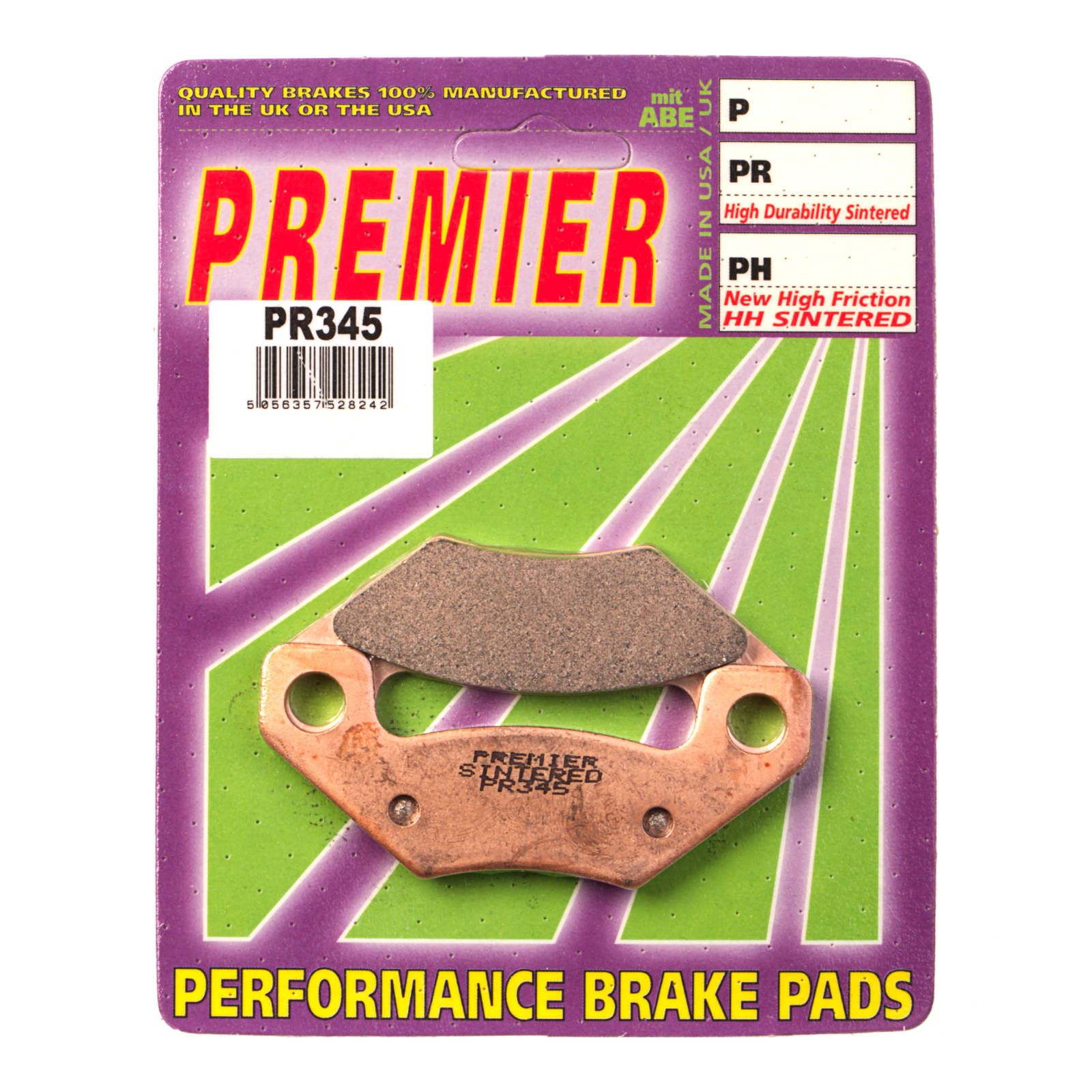 PREMIER BRAKE PADS FULL SINTER JOHN DEERE GATOR CAN-AM DS450 - Image 1