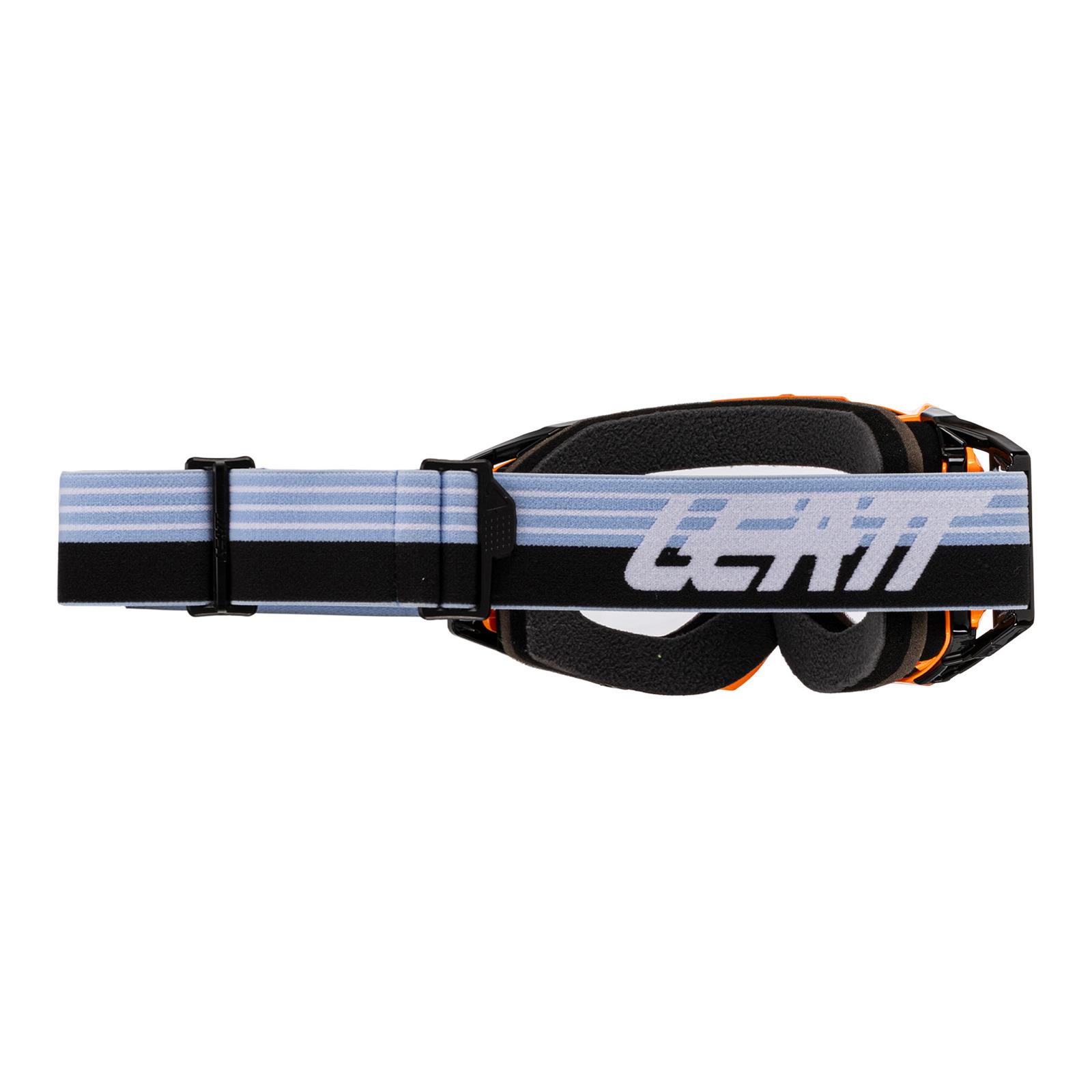 Leatt 5.5 Velocity Motocross Goggle Cryztal Orange Purple 75 VLT - Image 2