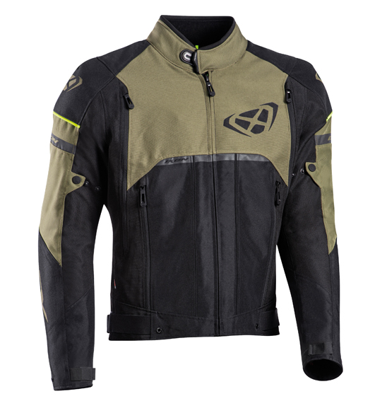 Ixon Allroad Adventure Jacket Blk/Khaki