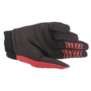 Alpinestars Full Bore Youth Bright Red/Black Motocross Gloves - Image 2